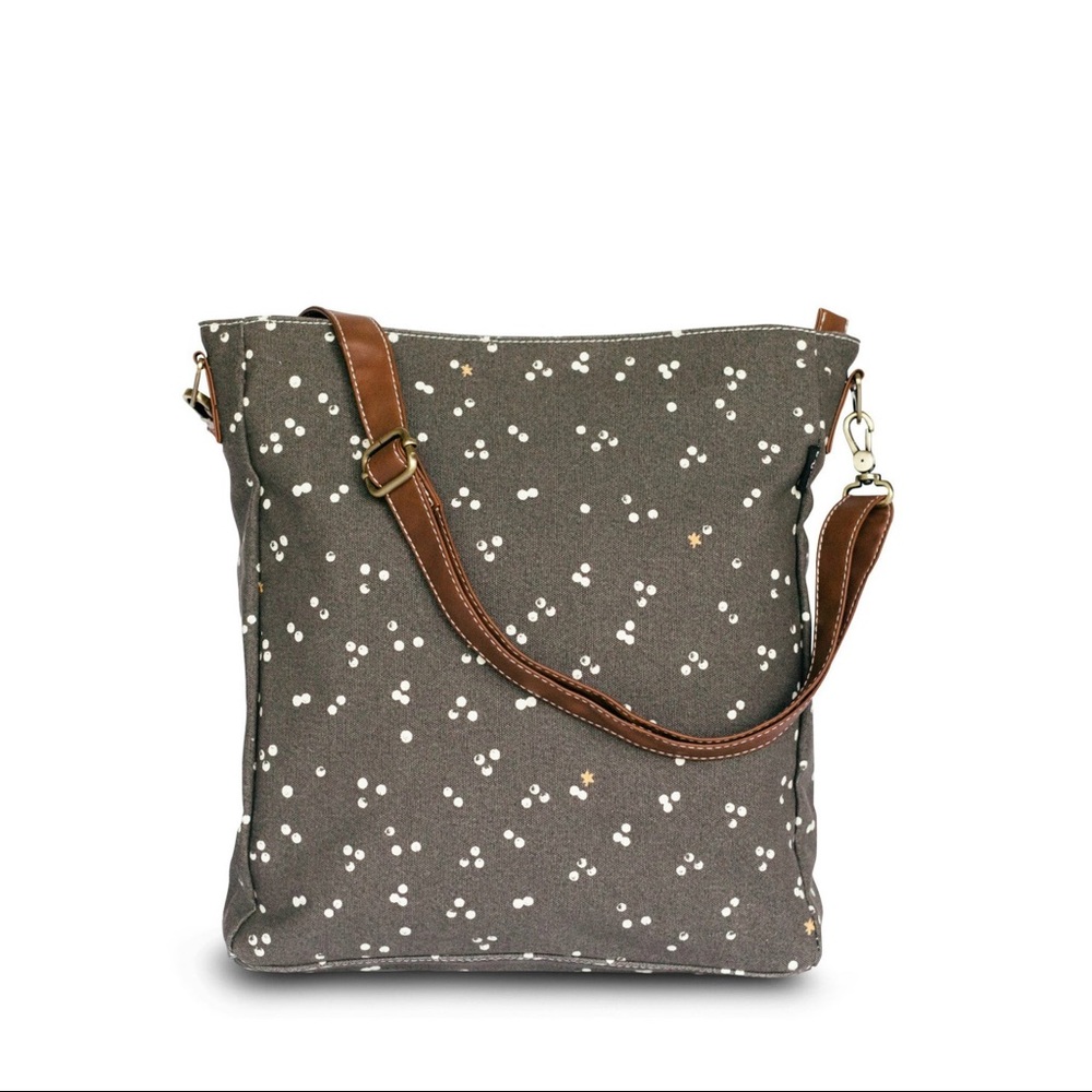 Maika crossbody bag NOCHI vegan leather trim & strap waterproof lining pockets